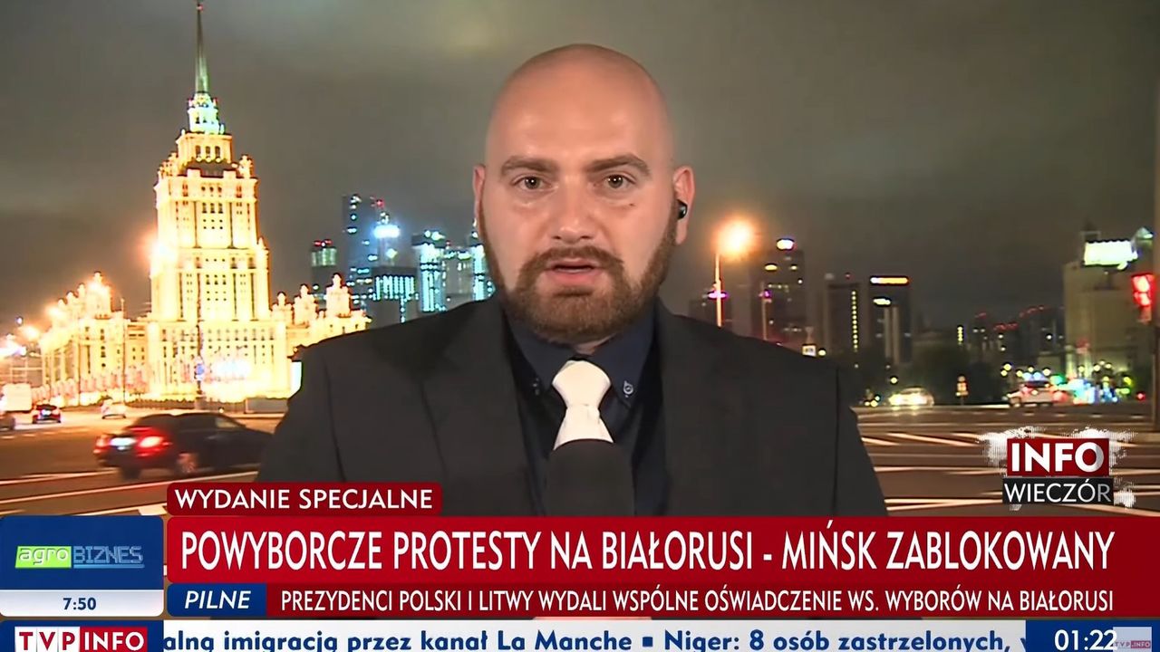 Tomasz Jędruchów był korespondentem TVP w Rosji od 2016 r. 