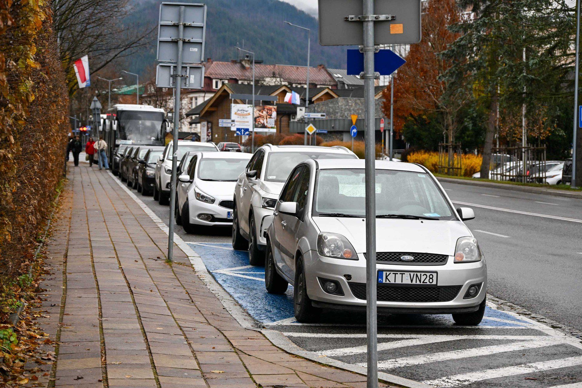 Tłum turystów w Zakopanem