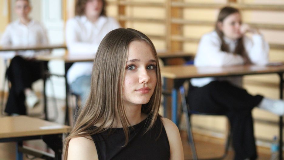 Egzamin 8 klas w SP 13 w Bełchatowie