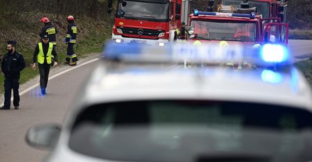 Wracali z kolonii. Autobus z dziećmi wpadł do rowu