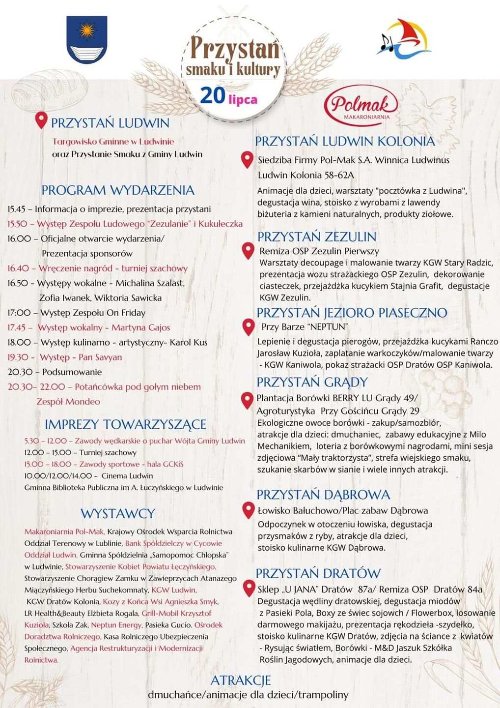Przystań smaku i kultury 2025