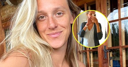 Aleksandra Żebrowska na zdjęciu ze szpitala. Pokazała się po porodzie