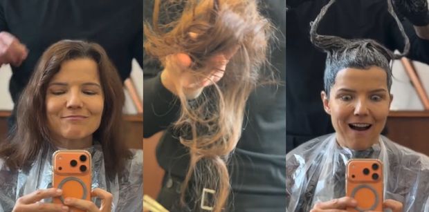 Rewolucja na głowie Joanny Jabłczyńskiej: ostre cięcie i odświeżony kolor. Zmiana na plus? (FOTO)