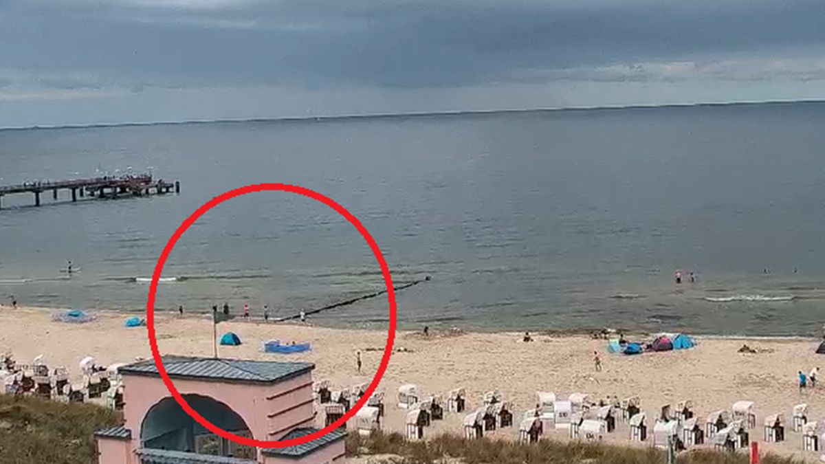 Na niemieckiej plaży pojawiły się parawany  