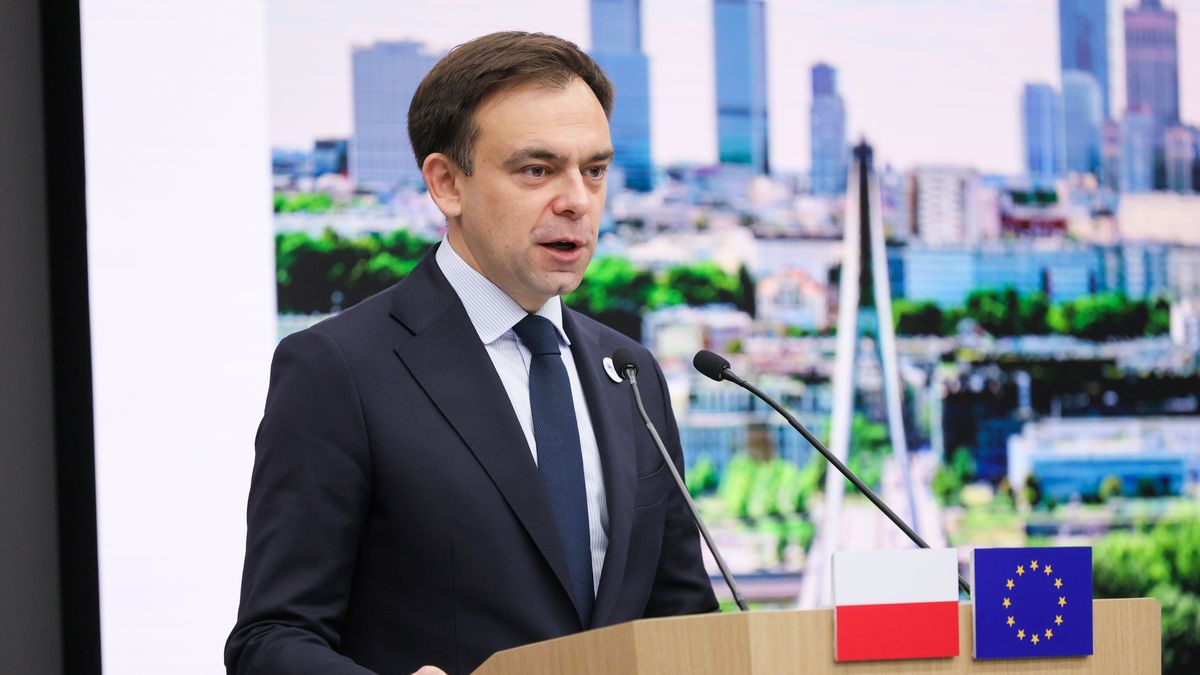  Minister finansów i gospodarki Andrzej Domański