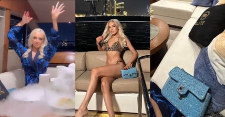 Caroline Derpienski epatuje BOGACTWEM w Dubaju: torebka za 30 tysięcy, rejs na jachcie i prywatny kucharz... (ZDJĘCIA)