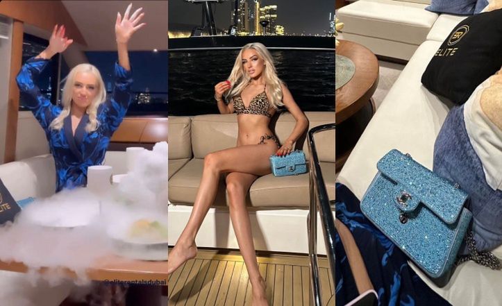Caroline Derpienski epatuje LUKSUSEM w Dubaju