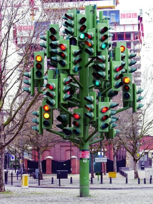 Traffic light tree