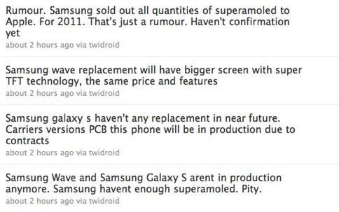 Koniec z Samsungami Wave i Galaxy S z ekranami Super AMOLED? 2