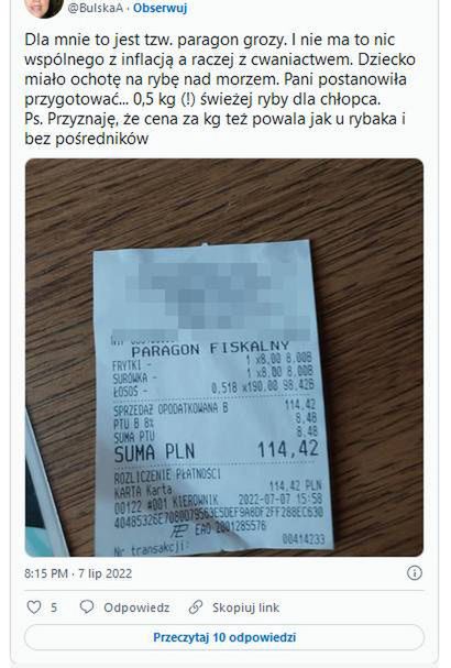 Paragon za rybę