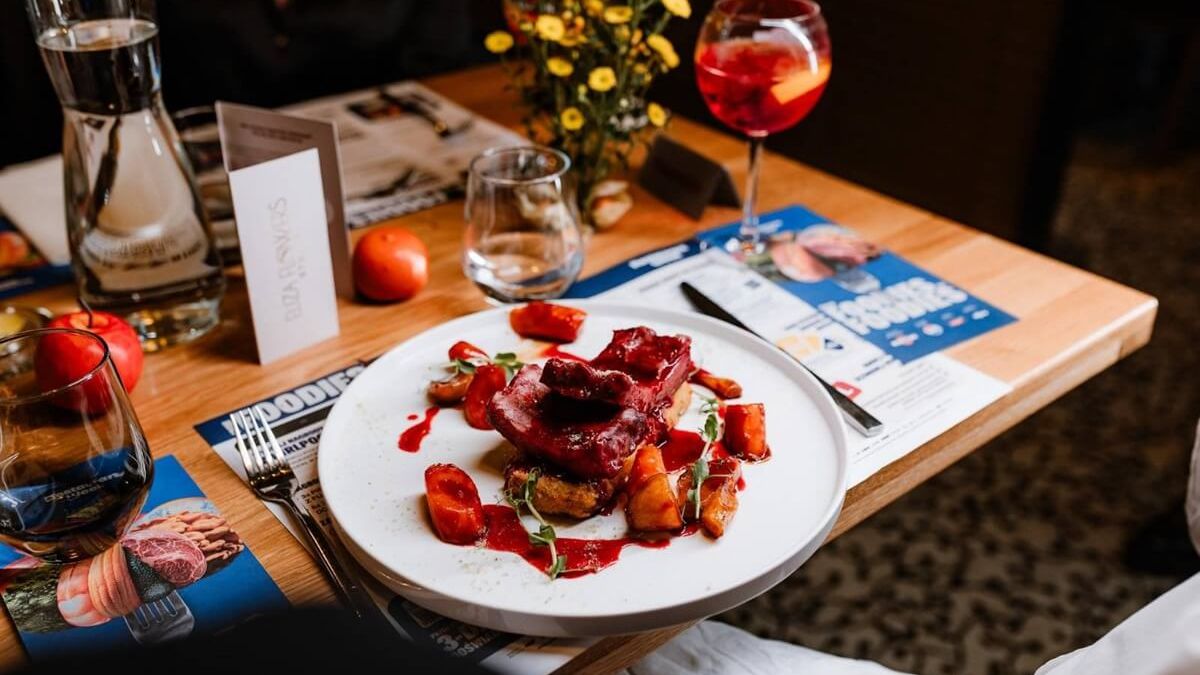 Danie zaserwowane w restauracji w ramach festiwalu Restaurant Week