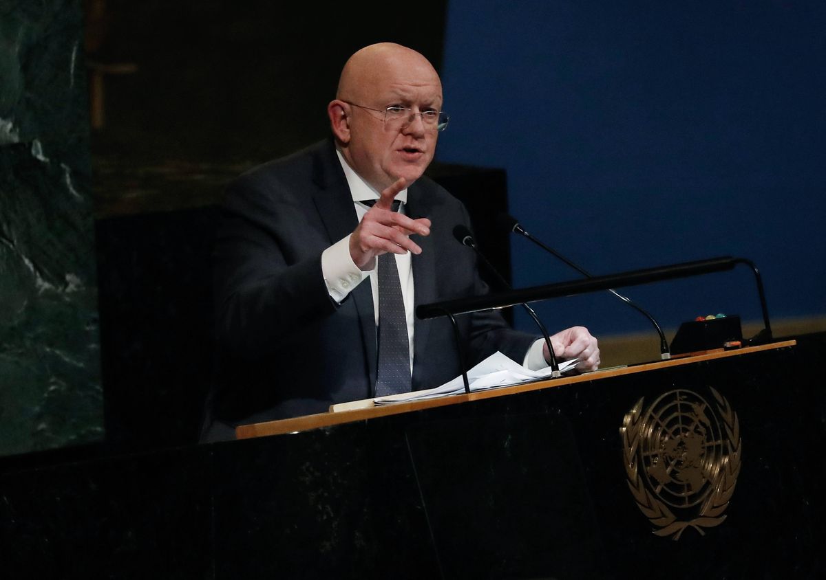 Ambasador Rosji przy ONZ wyszedł z sali. Nie chciał słuchać o zbrodniach?