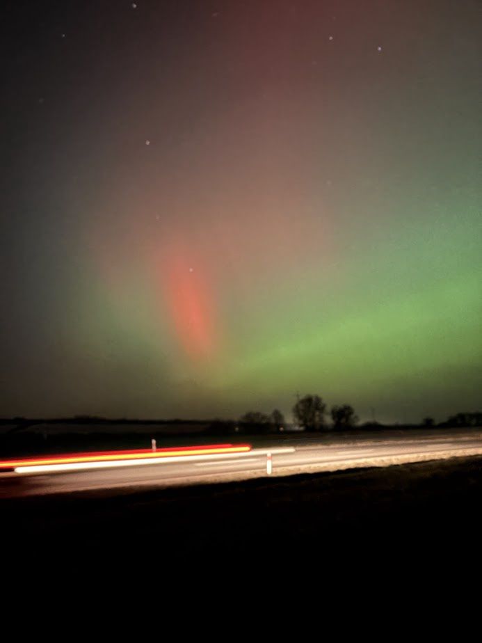 Zorza polarna 19 stycznia 2026 r. pod Poznaniem