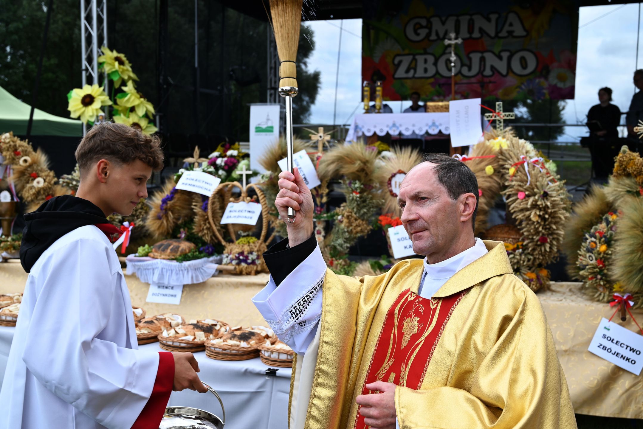 Tak wyglądały dożynki w gminie Zbójno