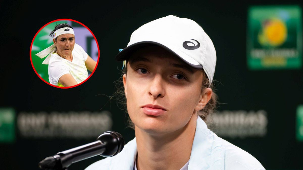 Iga Świątek i Ons Jabeur