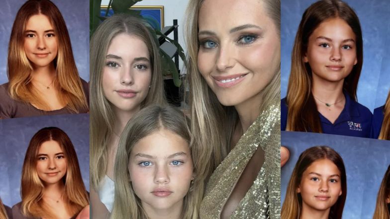 Agata Rubik z córkami