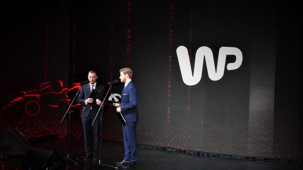 Mateusz Żuchowski i Mariusz Zmysłowski - rozdanie nagród w plebiscycie Samochód Roku Wirtualnej Polski 2018