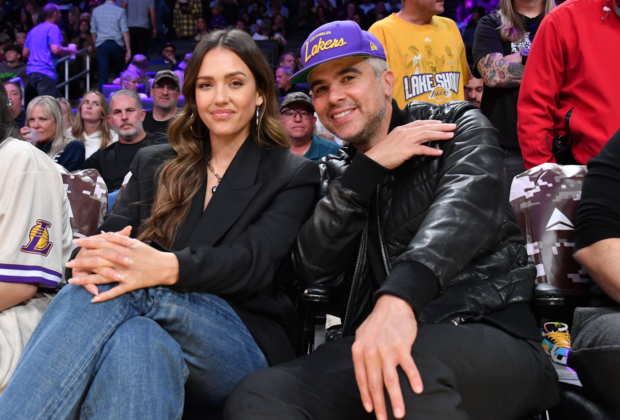 JEssica Alba i Cash Warren w listopadzie 2024 r.