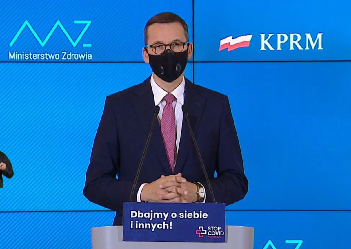 premier mateusz morawiecki konferencja prasowa koronawirus