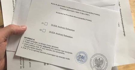 Skandal na karcie do głosowania? Tylko jeden kandydat. Stanowcza reakcja MSZ