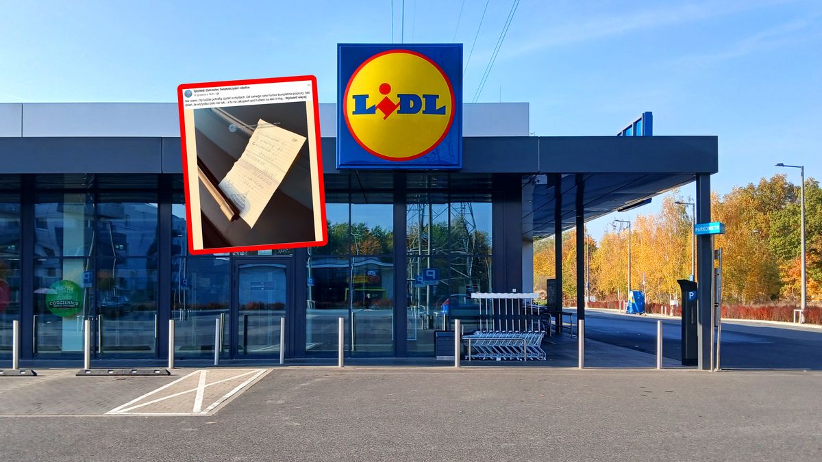 Wyszedł z Lidla. Za wycieraczką czekał liścik.