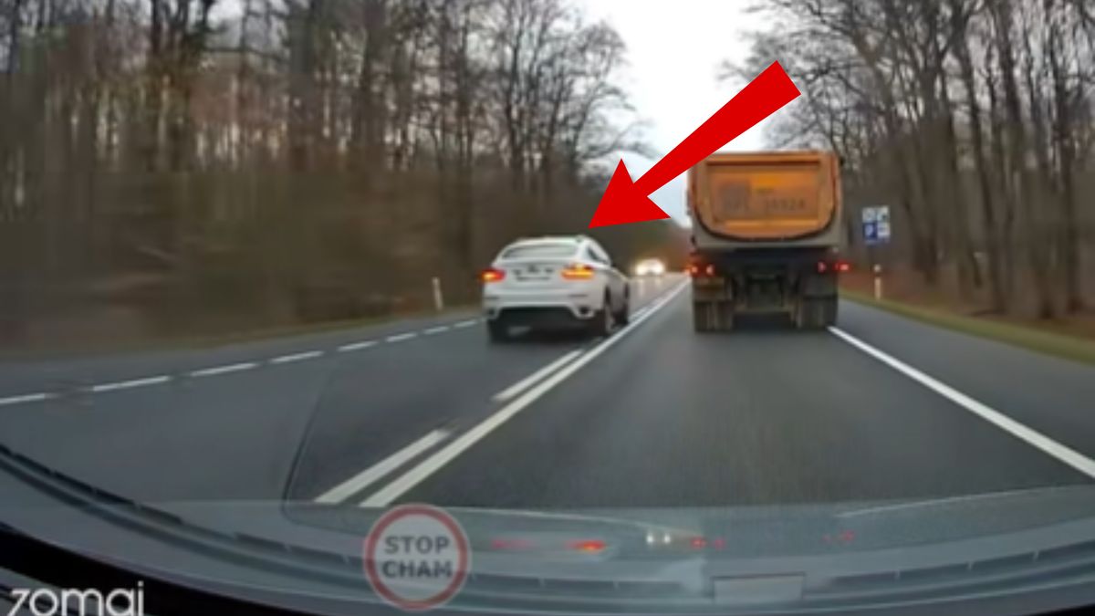 BMW wyprzedzało. Prawie doszło do czołówki.