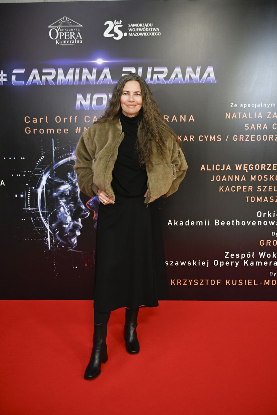 Lidia Popiel na wydarzeniu "Carmina Burana"