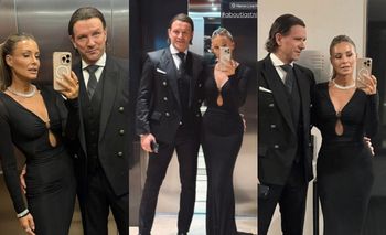 Małgorzata Rozenek w obcisłej kreacji z głębokim dekoltem "cyka" sobie fotki z Radziem w windzie (ZDJĘCIA)