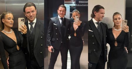 Małgorzata Rozenek w obcisłej kreacji z głębokim dekoltem "cyka" sobie fotki z Radziem w windzie (ZDJĘCIA)