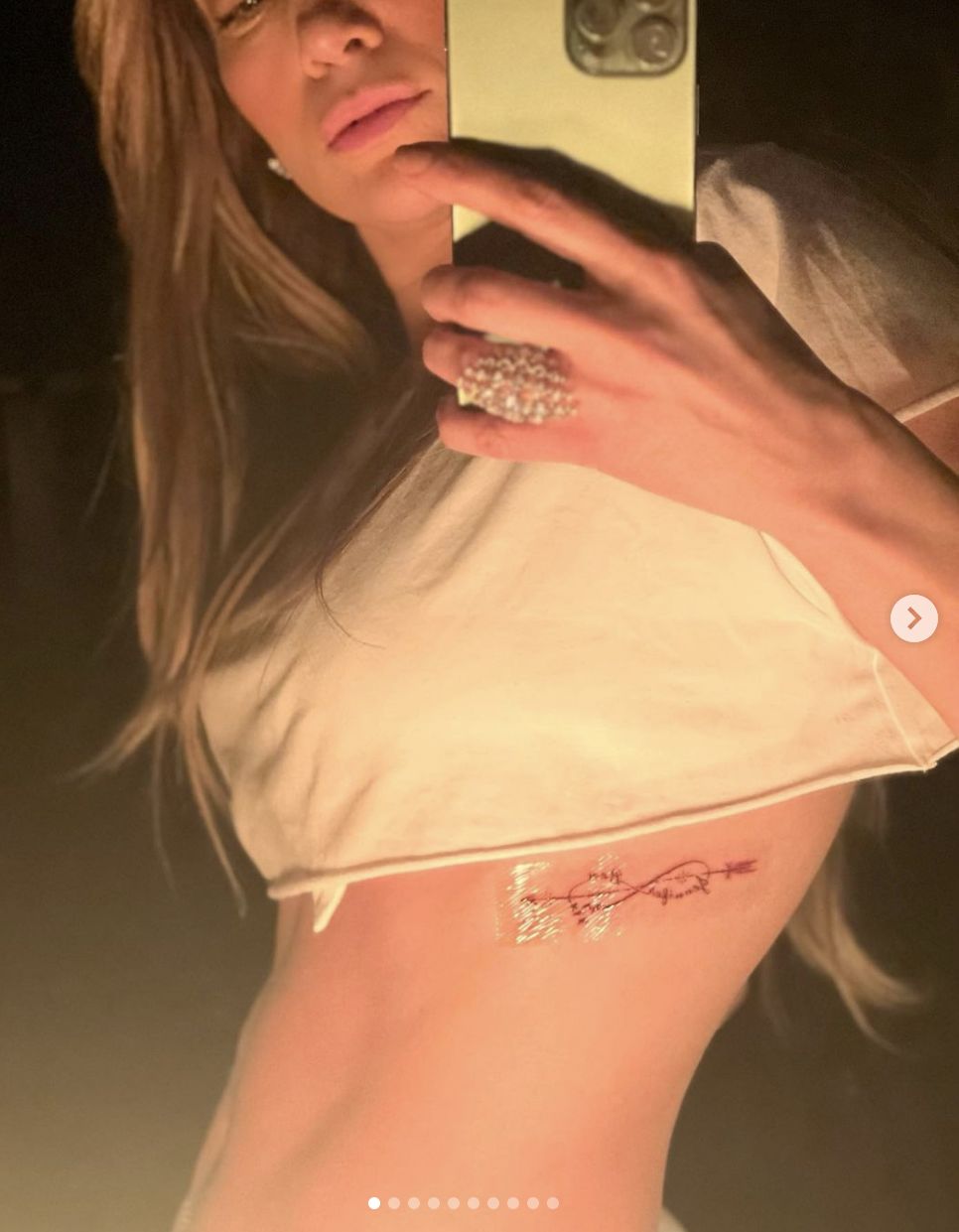 Jennifer Lopez zrobiła sobie tatuaż na walentynki