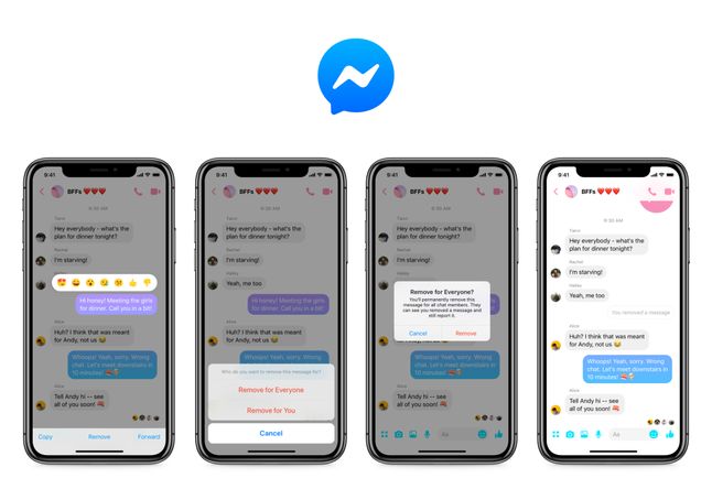 Messenger pozwala na usunięcie już wysłanej wiadomości. (fot. Facebook)