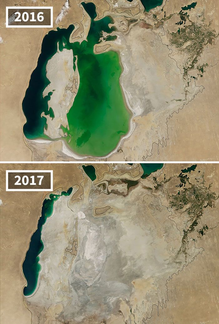 Zdjęcia NASA pokazują, jak zmienił się klimat przez lata 2
