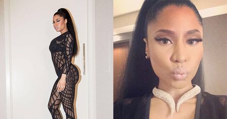Minaj w kombinezonie Roberta Cavalli!