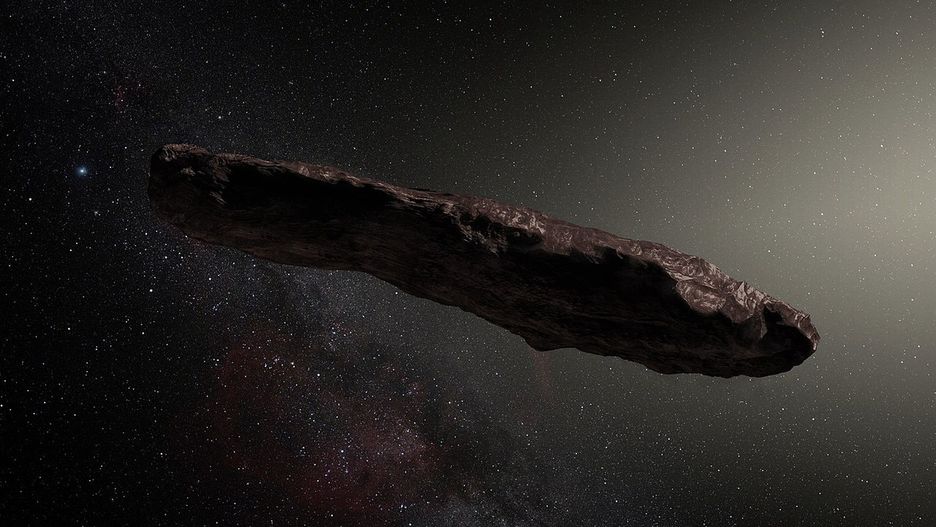 Komputerowa wizualizacja Oumuamua'y