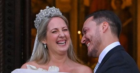 Księżniczka Teodora stanęła na ŚLUBNYM kobiercu. Zachwyciła w białej sukni