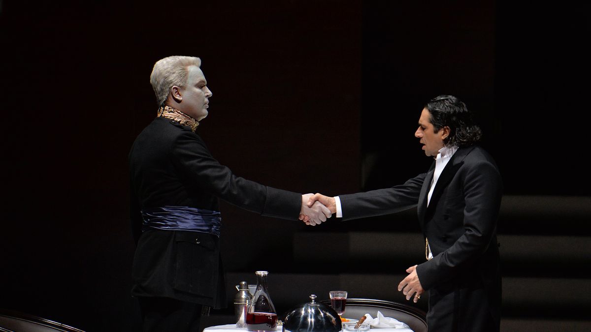 Tomasz Konieczny  (L) i Ildebrando D'Arcangelo 