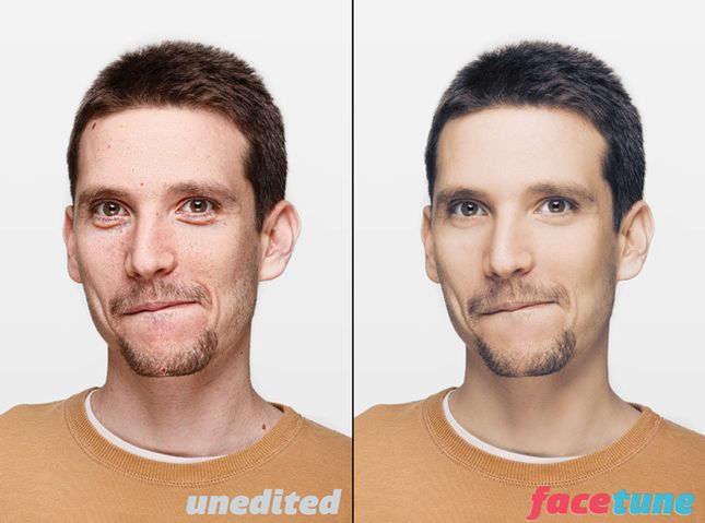 Nos jak u Pinokia i twarz jak po botoksie, czyli Facetune w akcji 4