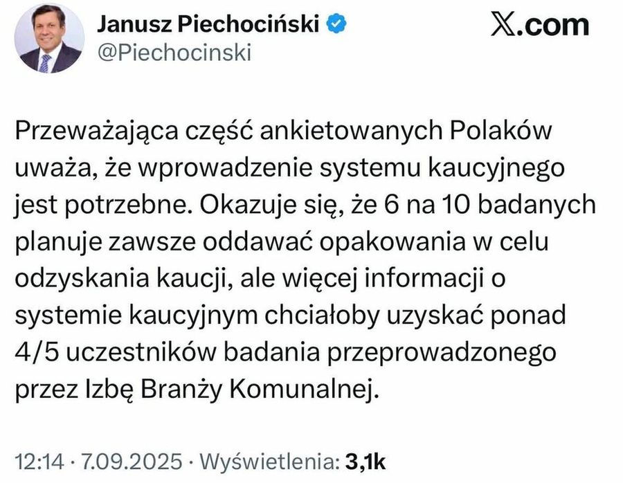 System kaucyjny w Polsce