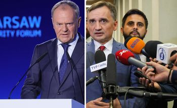 Ziobro przed komisją śledczą. Zdawkowy komentarz Tuska