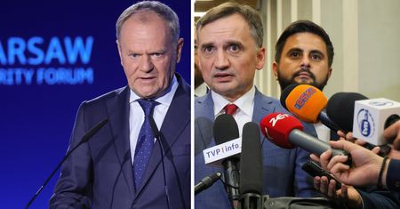 Ziobro przed komisją śledczą. Zdawkowy komentarz Tuska