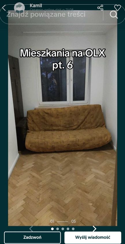 Przykładowa oferta mieszkania na wynajem