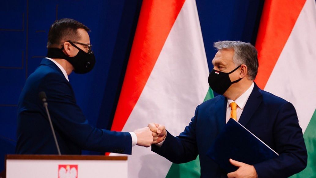 Mateusz Morawiecki i Viktor Orban prezentują w sprawie weta dla unijnego budżetu zbieżne stanowisko