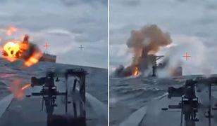 Eksplozje na Morzu Czarnym. Rosyjski tankowiec stanął w ogniu