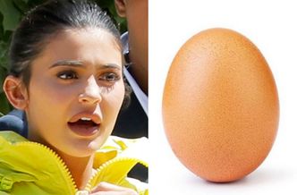 Kylie Jenner straciła rekord "lajków" pod zdjęciem na Instagramie. Pobiło ją... jajko (FOTO)
