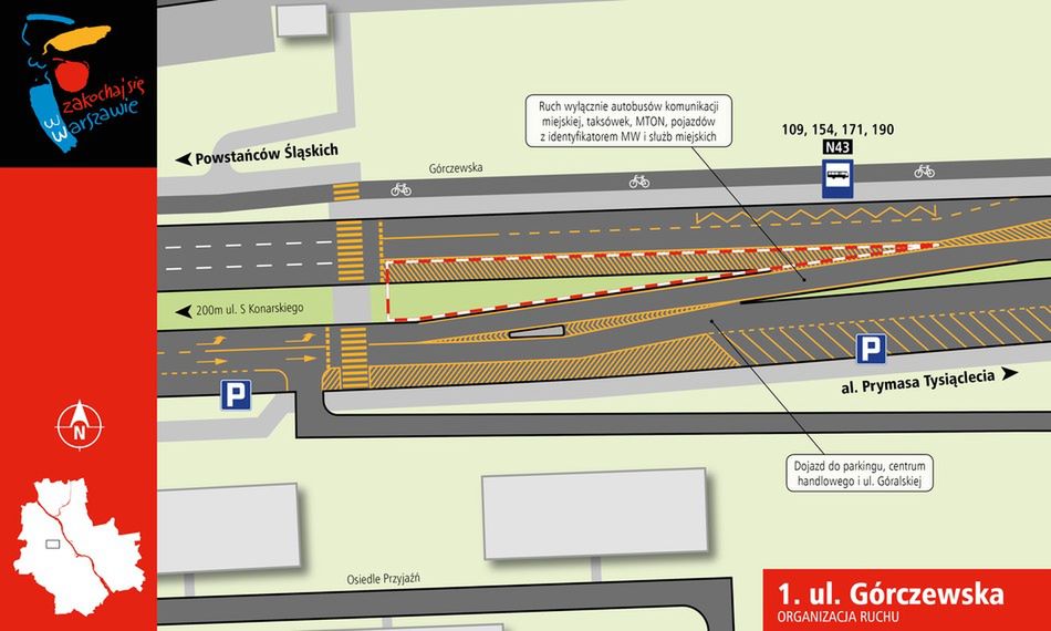 Budowa metra na Woli. Zmiany na Górczewskiej już wieczorem [MAPY]