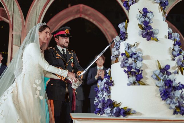 ślub księcia Husseina z Jordanii