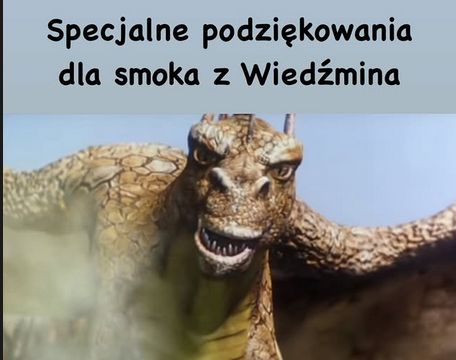 Wielkie wrażenie zrobił smok, będący elementem animacji