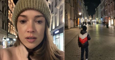 Alicja Bachleda-Curuś wędruje po uliczkach Krakowa w towarzystwie Henry'ego Tadeusza (FOTO)
