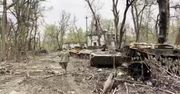 "Cmentarzysko czołgów" w ukraińskich lasach. To nagranie pokazuje potężne straty Rosji