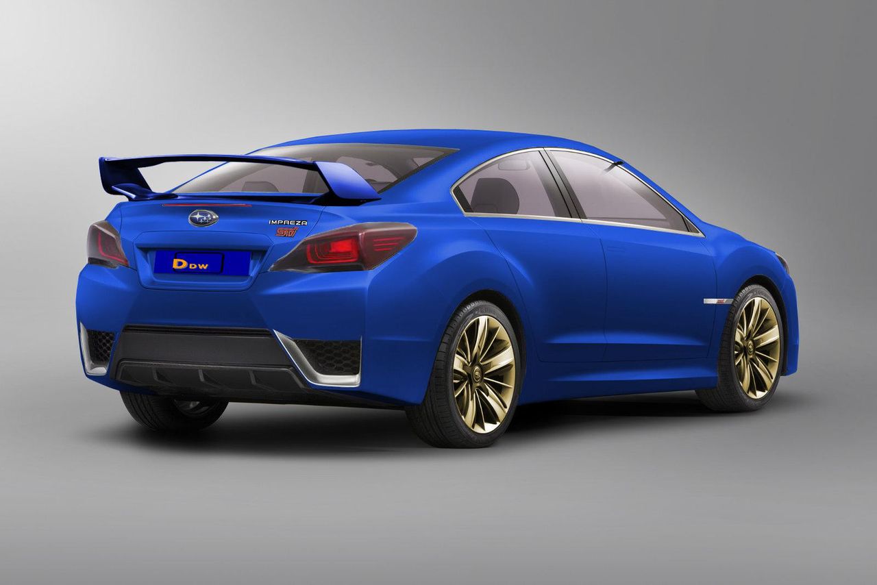 2014 Subaru WRX STI (wizualizacja na bazie 2010 Subaru Impreza Design Concept autor: DdW)